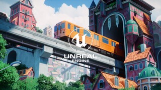 UE5风格化场景《云端轨迹》