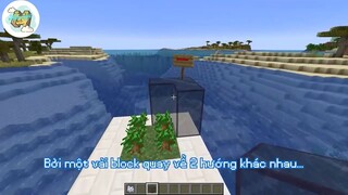 Trick tạo hình cho khối #minecraftvietnam