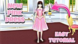 NEW PINK DRESS | Easy Tutorial | Sakura School Simulator | Gweyc Gaming