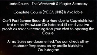 Linda Rauch Course The Witchcraft & Magick Academy download