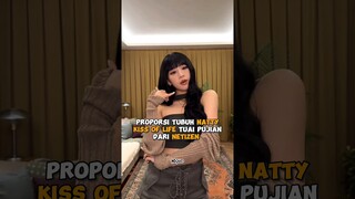 Proporsi tubuh #natty #kissoflife tuai pujian dari netizen #shorts #kpop #viral