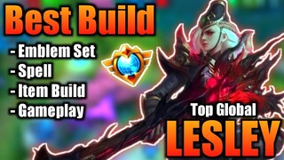 Lesley Best Build 2021 | Top 1 Global Lesley Build | Lesley - Mobile Legends