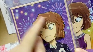 Haibara Ai's beautiful bride stand and glittering colored paper!! Conan Cafe peripherals unboxing!!