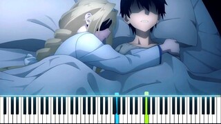 Sword Art Online Alicization - War of Underworld ED - "unlasting" - LiSA (Synthesia Piano Tutorial)