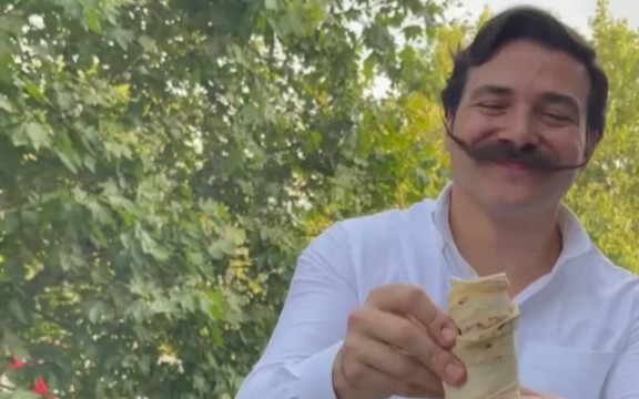 It's hand-tossed pancake again!