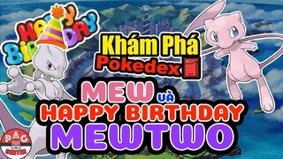 Tìm hiểu CON CƯNG Pokemon Huyền Thoại MEWTWO và Pokemon Huyền Ảo MEW | Khám Phá Pokedex | PAG Center