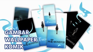 MENGGAMBAR WALLPAPER KOMIK | Original Character Not Monster universe