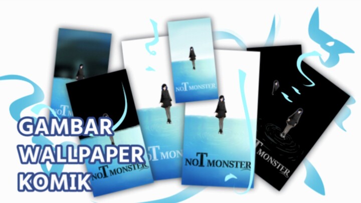 MENGGAMBAR WALLPAPER KOMIK | Original Character Not Monster universe