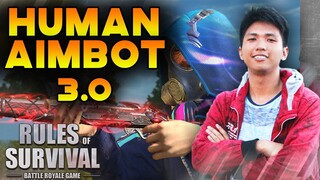 RAFF: Human Aimbot 3.0 | Rules of Survival Highlights!