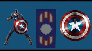 How to make Captain America's Shield in minecraft!