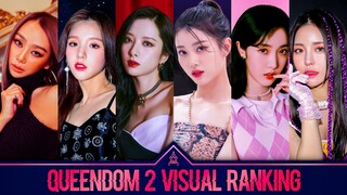 QUEENDOM 2 Visual Ranking | Kep1er, LOONA, VIVIZ, WJSN, Brave Girls & HYOLYN