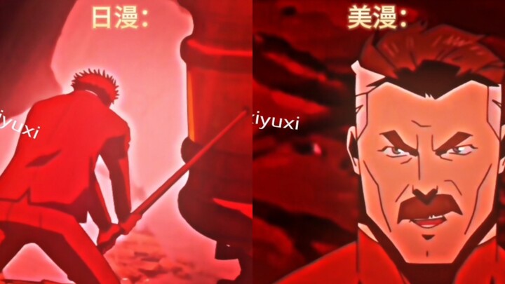 Đèn đỏ bùng nổ sát thương! [Manga Nhật vs Manga Mỹ]