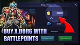 HOW TO BUY X.BORG USING BATTLEPOINTS - EARLY ACCESS BUG