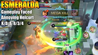 Esmeralda gameplay faced annoying helcurt | Road to top1 global Squad Season15