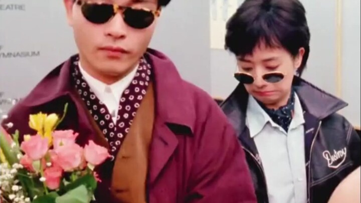Turns out they were once in love too~~_Leslie Cheung_ _Maggie Cheung_ _My Lucky Star