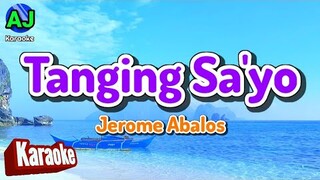 TANGING SA'YO - Jerome Abalos | KARAOKE HD