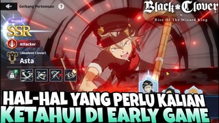 Gacha Hoki, Hal" yang perlu kalian Ketahui di Early Game - Black Clover M (Garena)