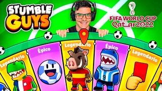 Compré RULETAS del MUNDIAL en Stumble Guys y consigo TODAS las SKINS... 😱