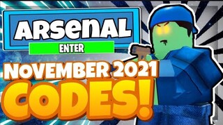 *NOVEMBER 2021* ARSENAL CODES ALL NEW SECRET OP CODES! Roblox Arsenal