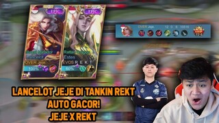 LANCELOT JEJE DI TANKIN EVOS REKT AUTO GANAS! JEJE X REKT NI BOS - Mobile Legends