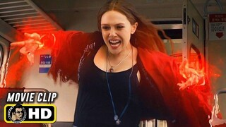 AVENGERS: AGE OF ULTRON (2015) Wanda & Quicksilver Save Train [HD] Marvel