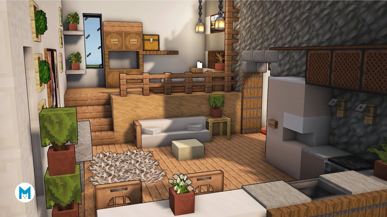 Minecraft | How to Build a Cozy Loft House - Bilibili