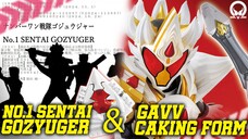 Update Resmi Super Sentai Terbaru No.1 Sentai Gozyuger & Upgrade Form Kamen Rider Gavv Caking Form