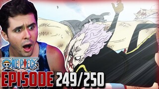 "TOMS DECISION" One Piece Ep. 249,250 Live Reaction!