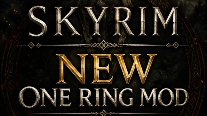 Skyrim Just Got a TOP One Ring Mod