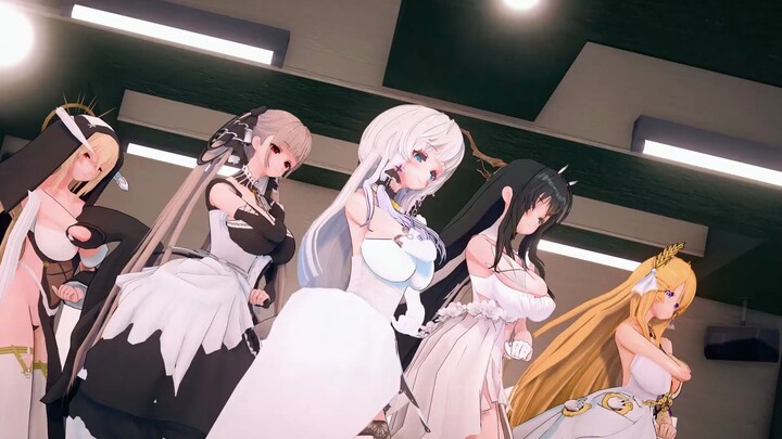 [Azur Lane MMD/] Royal Illustrious-class Carriers: Illustrious, Formidable, Indomitable, Victory, Re