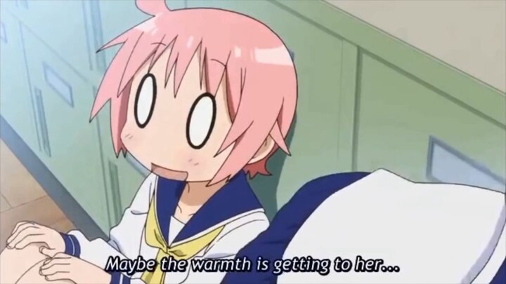 girls dicussing about potato #schooltime