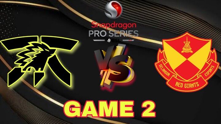 Hayabusa Kairi blunder..!! FNATIC ONIC VS SELANGOR RED GIANTS GAME 2 SPS SEASON 5 CHALLENGE FINALS