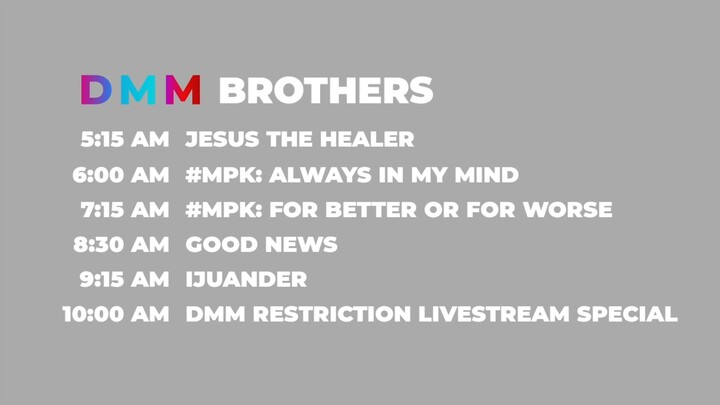 DMM Brothers: October 10, 2026 | Teaser