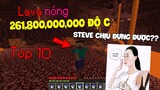 Top 10 Logic Minecraft Lạ Lẫm Khiến Bạn Phải Ngẫm Nghĩ Lại !! - Lava Nóng 261 Tỉ Độ C