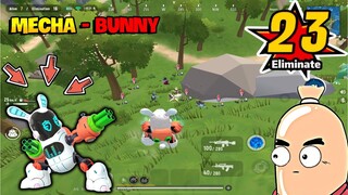 Super MECHA - Bunny Leap INSANE 23KILL 😱 | SOLO VS SQUAD | SOUTH SAUSAGE MAN