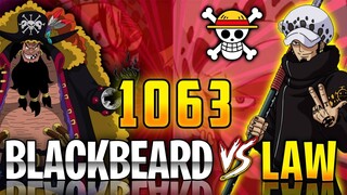 One Piece Chapter 1063| LAW VS BLACK BEARD | Explained in Hindi