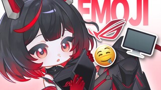 Use three emojis to create a ROG console! ?