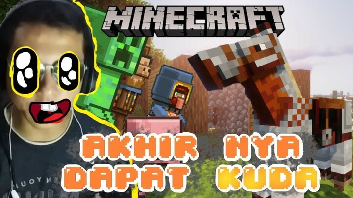 AKHIRNYA!! AKU JUMPA KUDA ! - Minecraftsurvivaltheseries #18