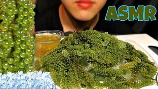 กิน สาหร่ายพวงองุ่นสดๆ ครั้งแรกจะเป็นยังไงมาดูกัน!! ASMR MukBang Eating Seaweed ARTASMR