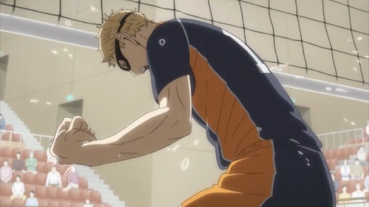 BLOCK TSUKISHIMA 🛡🧱Haikyuu KARASUNO VS SHIRATORIZAWA