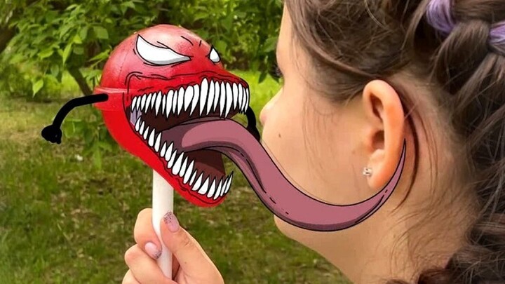 [When Objects Are Personified] Lollipop: I heard you want to eat me?