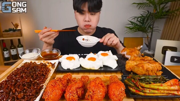 Gongsam Mukbang🥩🍜🍗