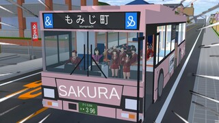 🌸 HOW TO RIDE A BUS IN SAKURA SCHOOL SIMULATOR | VIDEO EDITING 🌸 🚍🚌 #trending  #tiktok