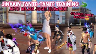 PRANK TRAINING | DICULIK TANTE DIAJAKIN JOGET SLOWMO🤙😎 #PART2