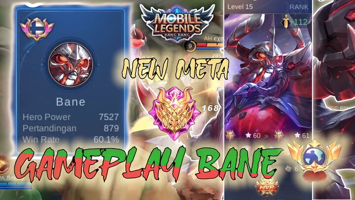 GAMEPLAY BANE🐙NEW META & ROTASI EARLY GAME🎮|| MLBB HIGHLIGHT.