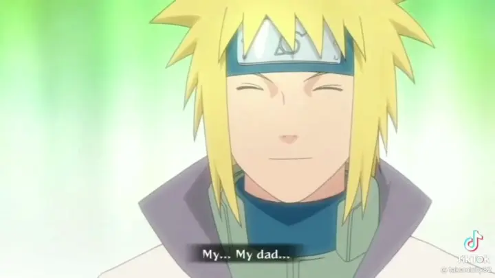 When Naruto meets Minato and Kushina 💜 He's so happy 😊