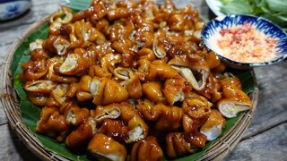 RUỘT HEO KHÌA. Cách làm ruột heo nhanh không mùi hôi - Bin Đen Miền Tây # 307