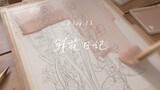 Hand-painted｜From Fear of Painting Flowers to Healing｜Watercolor Dipping Pen Sketch｜Plant Notes