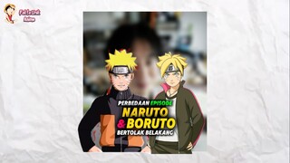 Episode NARUTO dan BORUTO yang bertolak belakang