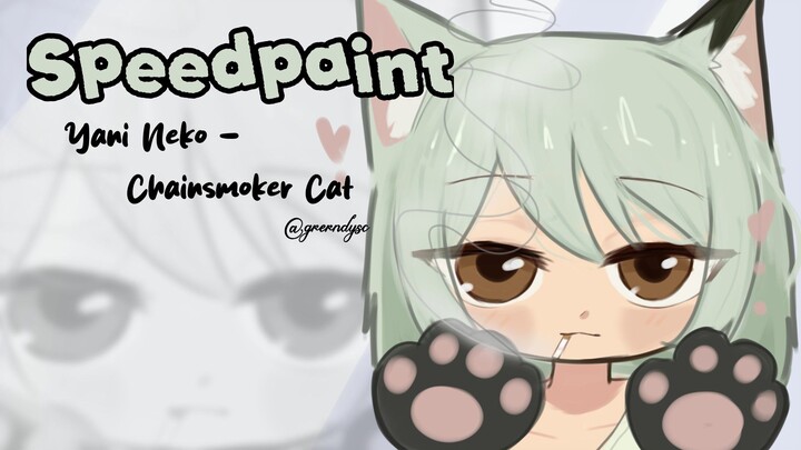 Yani Neko sikucing pemalas???! [Speedpaint]